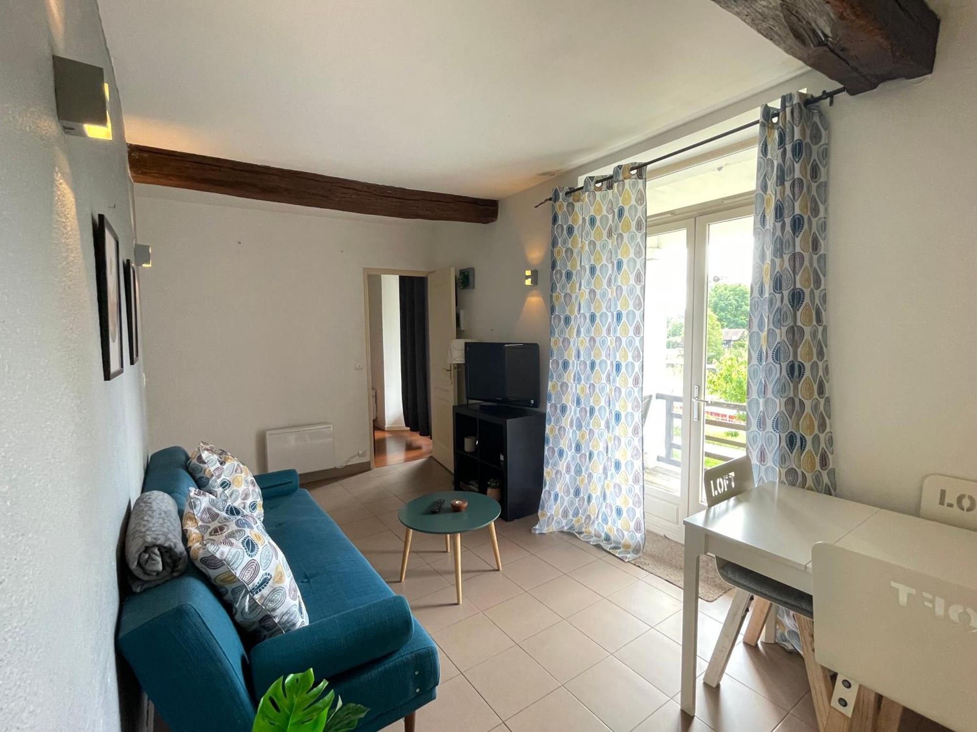 T3-Balcon Plein Sud-Acces Direct Au Bord Du Loing Daire Moret-sur-Loing Dış mekan fotoğraf